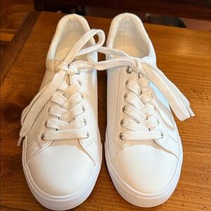 Classic White Women's Sneakers-Nine West
